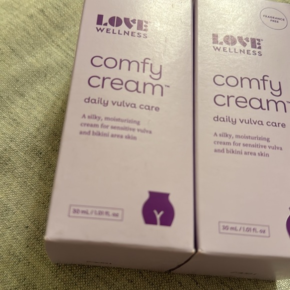 NEW SET OF 2 Love, wellness, comfy cream, daily, vulva care - Picture 2 of 2